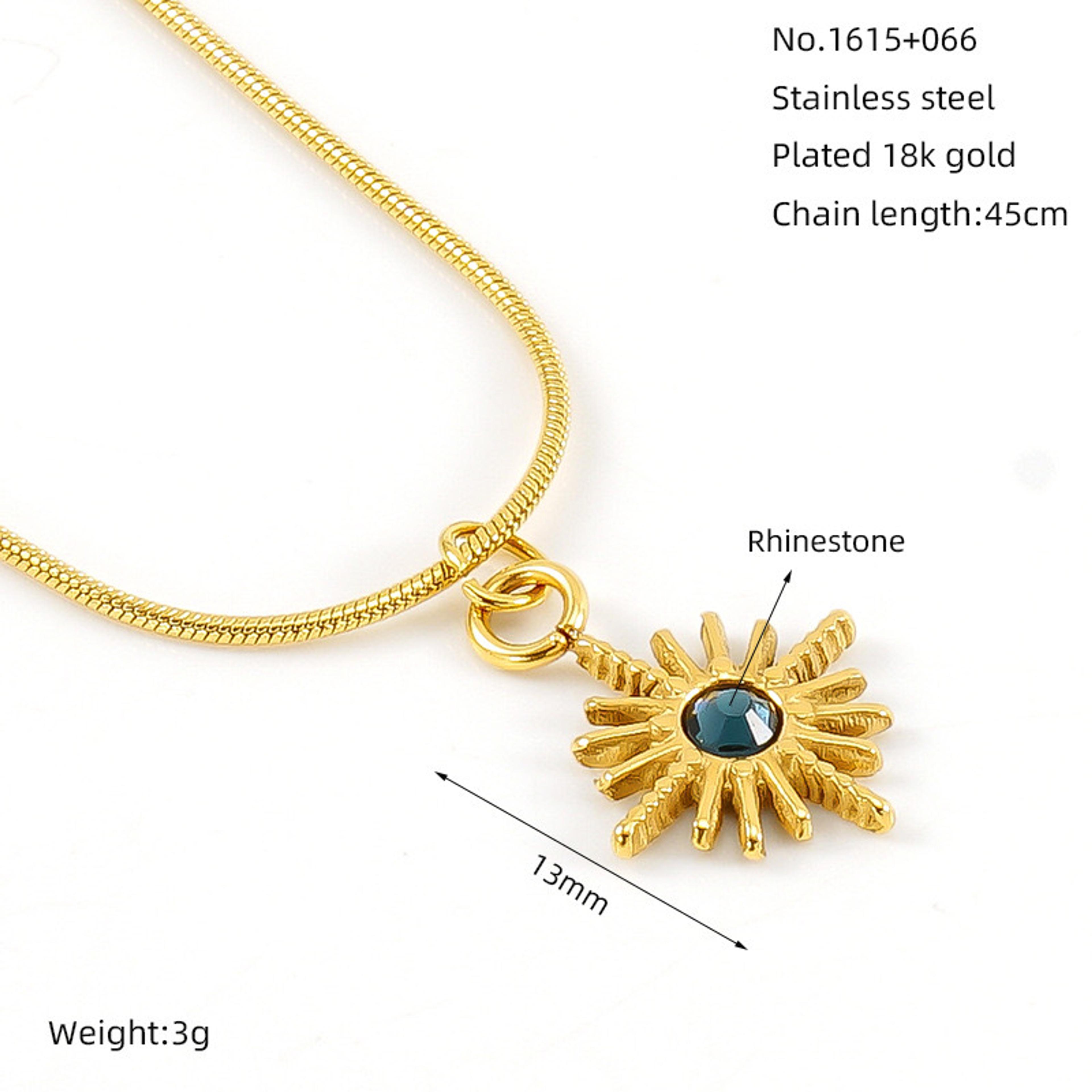 アクセサリー STANDARD NECKLACE Z - Necklace ZX - 18k Gold Plated - Jewelry - by Della Bijoux