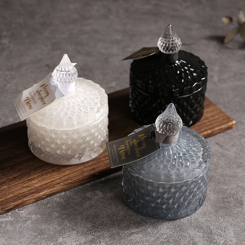 Glass Scented Soybean Wax Candle