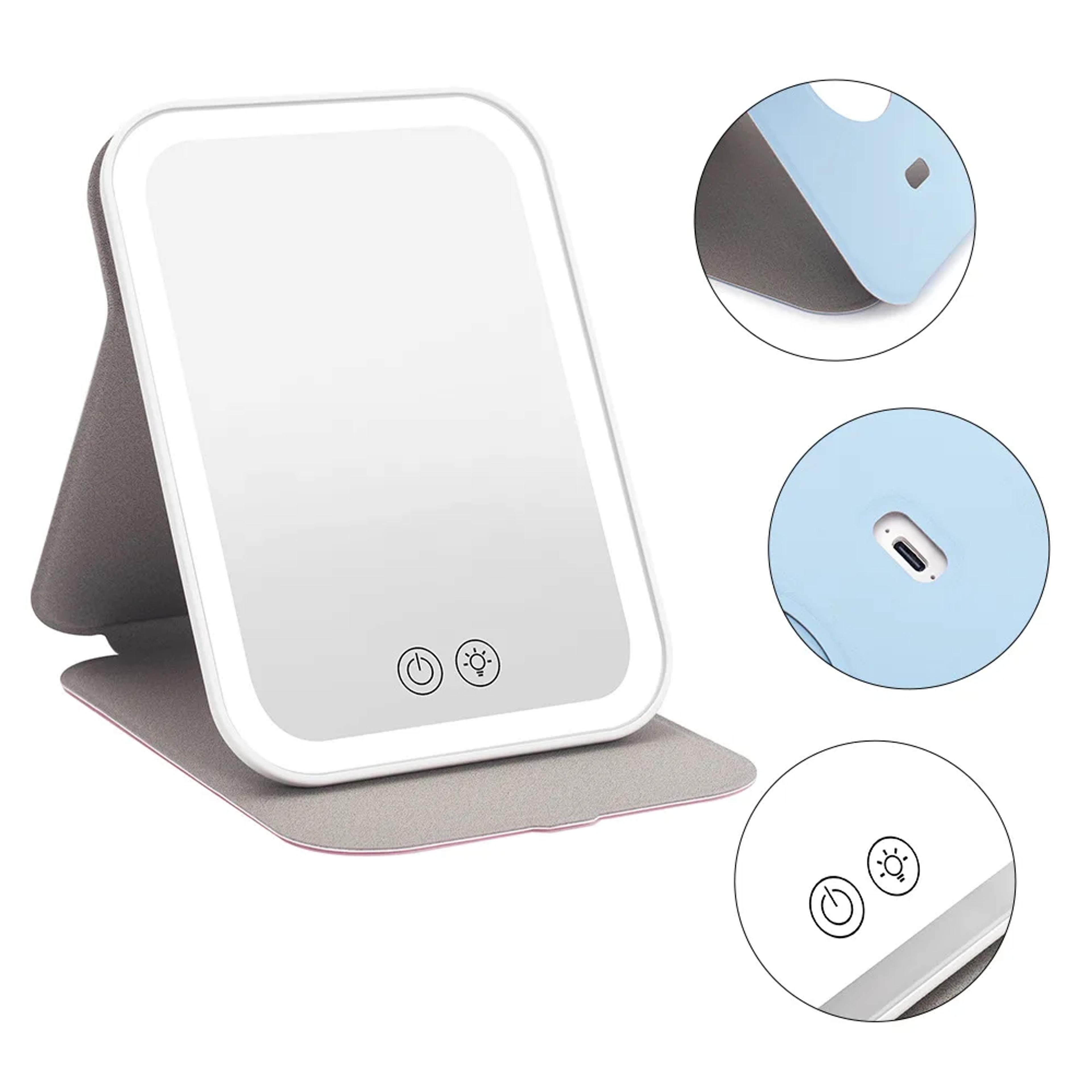 Desktopmirror Portable LED Lighted Desktop Mirror - Skin Care - by BeledCosmetics ...