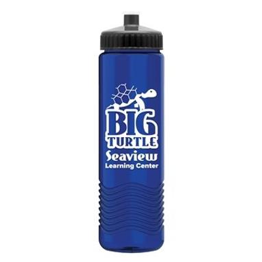 24 oz Wave Bottle With Push Pull Lid - Made with Tritan - Home Goods ...