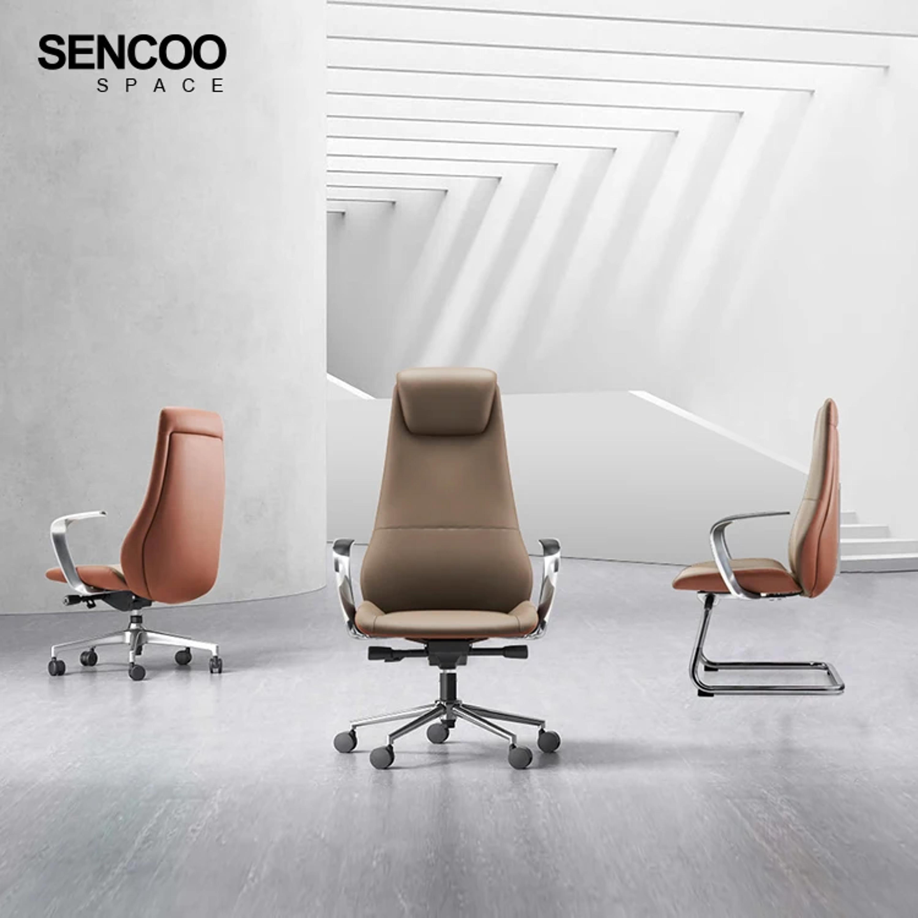 Genuine Leather CEO Ergonomic Office Chairs - Home Goods - by ...