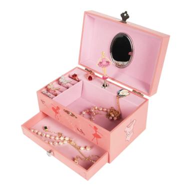 Pink Music Box with Drawer - Home Goods - by Jewelry Warehouse | Pietra