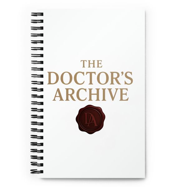 THE DOCTOR’S ARCHIVE™ — Cuaderno Dark Academia (Edición Sello Instituc