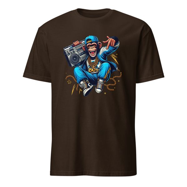 80s Retro Ape Tee - Unleash the Street Beat
